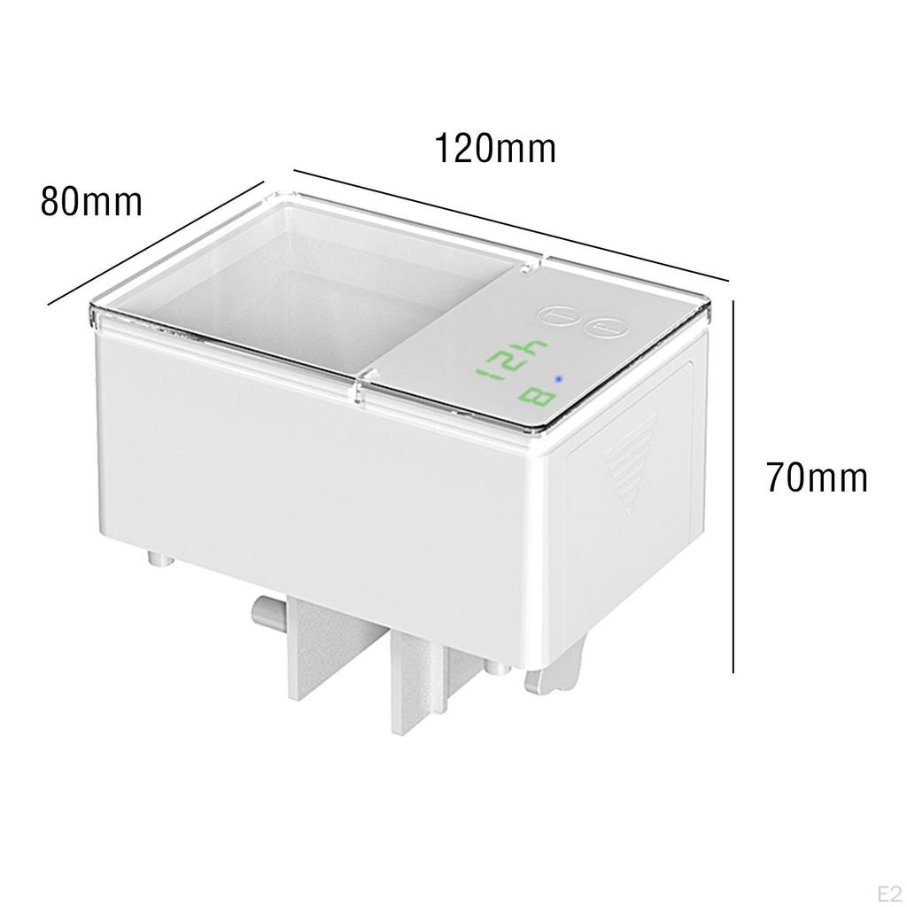 Auto Fish Food Feeder Fully Automatic Dispenser Portable with Timer Tank for