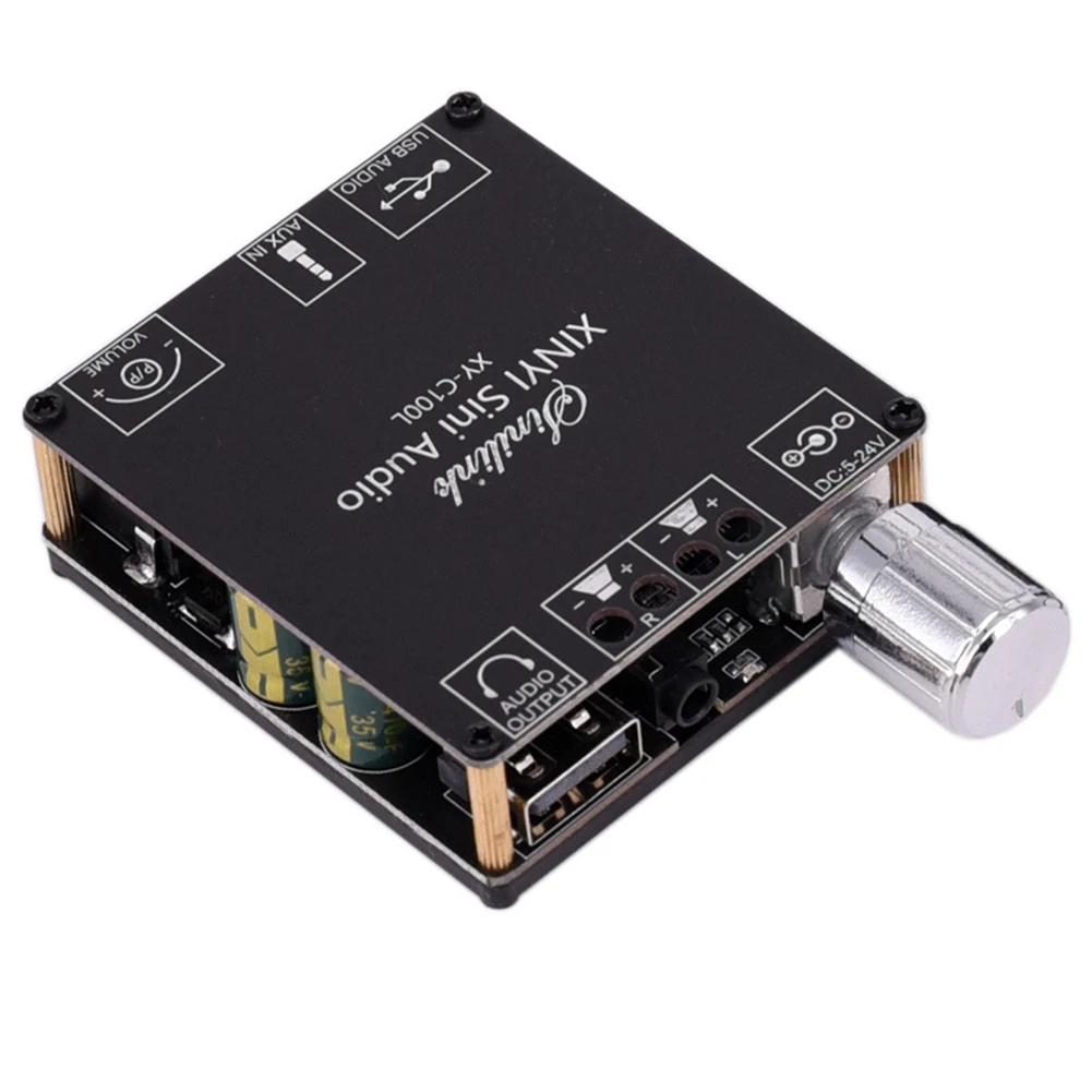 XY-S350H 220Wx2+350W Amplifier Bluetooth-Compatible+AUX+Sound Card Subwoofer Set