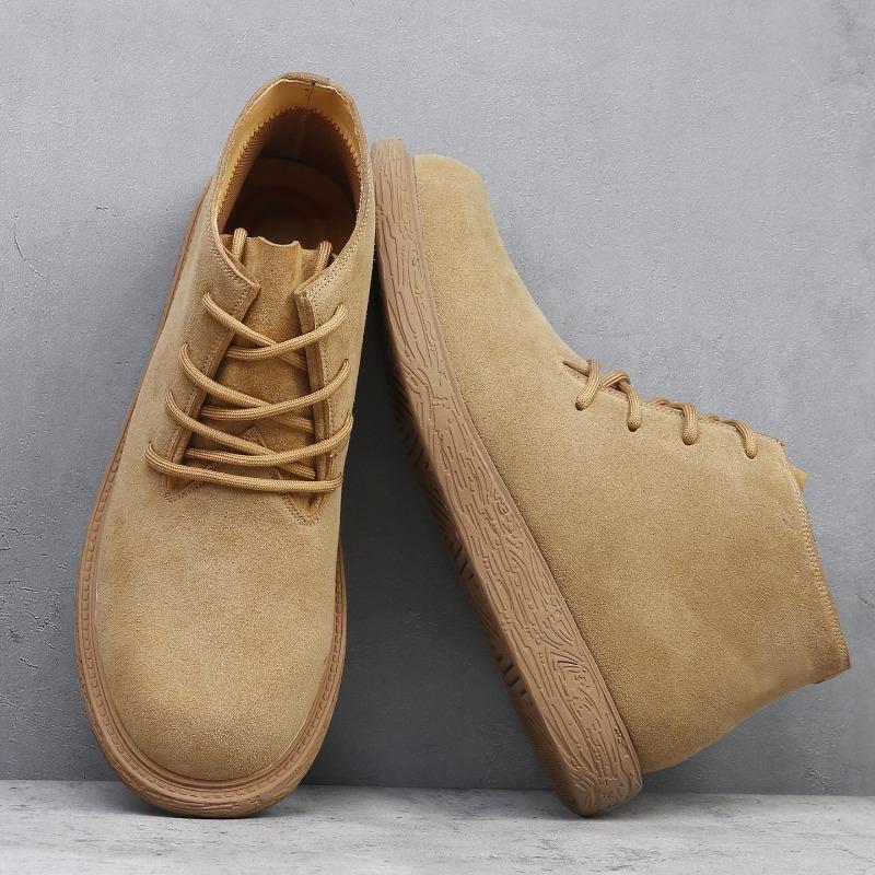 

Ботинки Мартина мужские меховые хулиганские красивые ретро универсальные средней высоты рабочие ботинки натуральная кожа теплый бархат кожаные ботинки 44