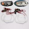 Anneaux de feux de jour à LED ultra lumineux de style DTM M4, accessoires de rétrofit pour phares XENON BMW Série 7 E38 1995-2001