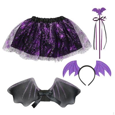 Bat Cosplay Set Animal Costume for Themed Party Photo Props Birthday Gift