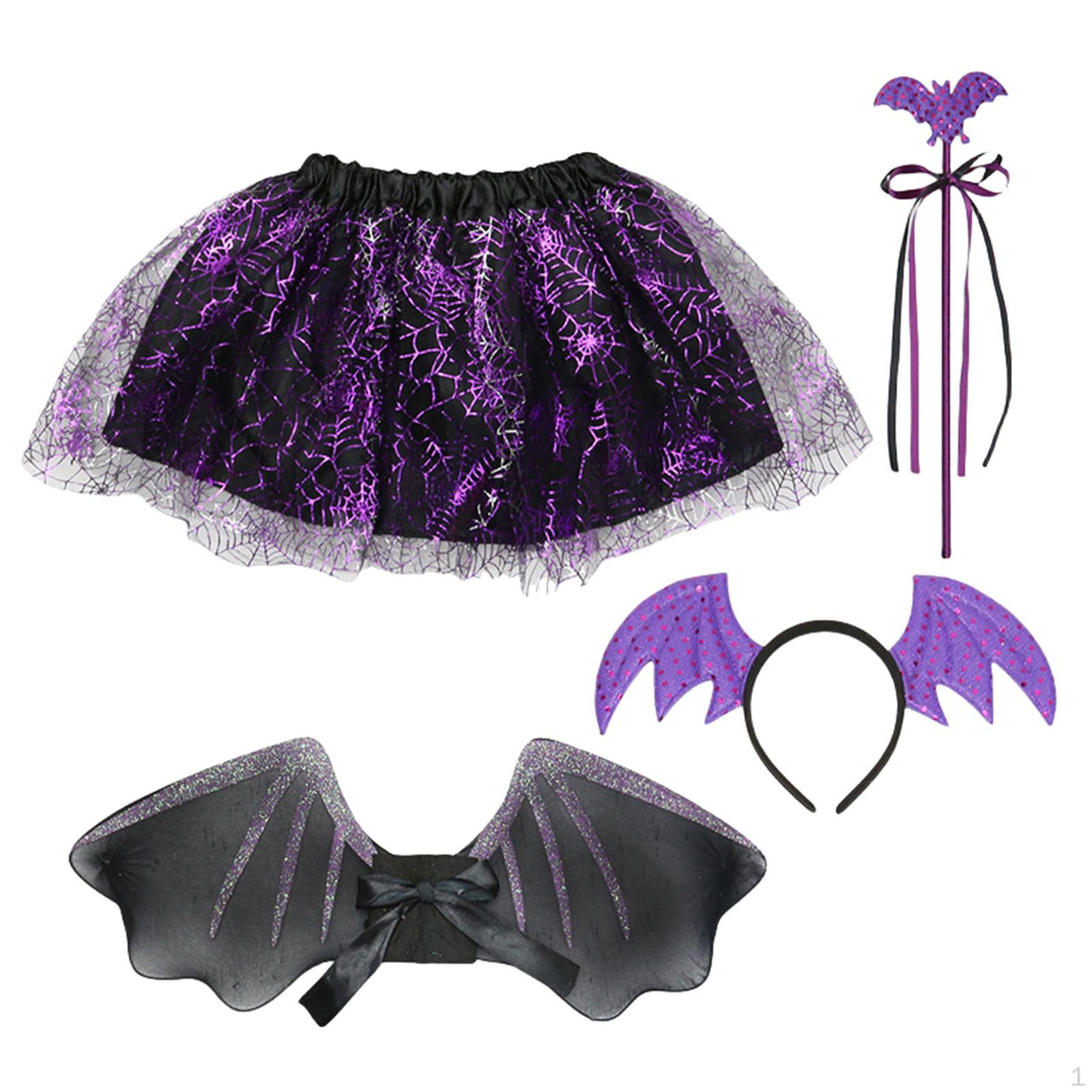 Bat Cosplay Set Animal Costume for Themed Party Photo Props Birthday Gift Height Under 100cm