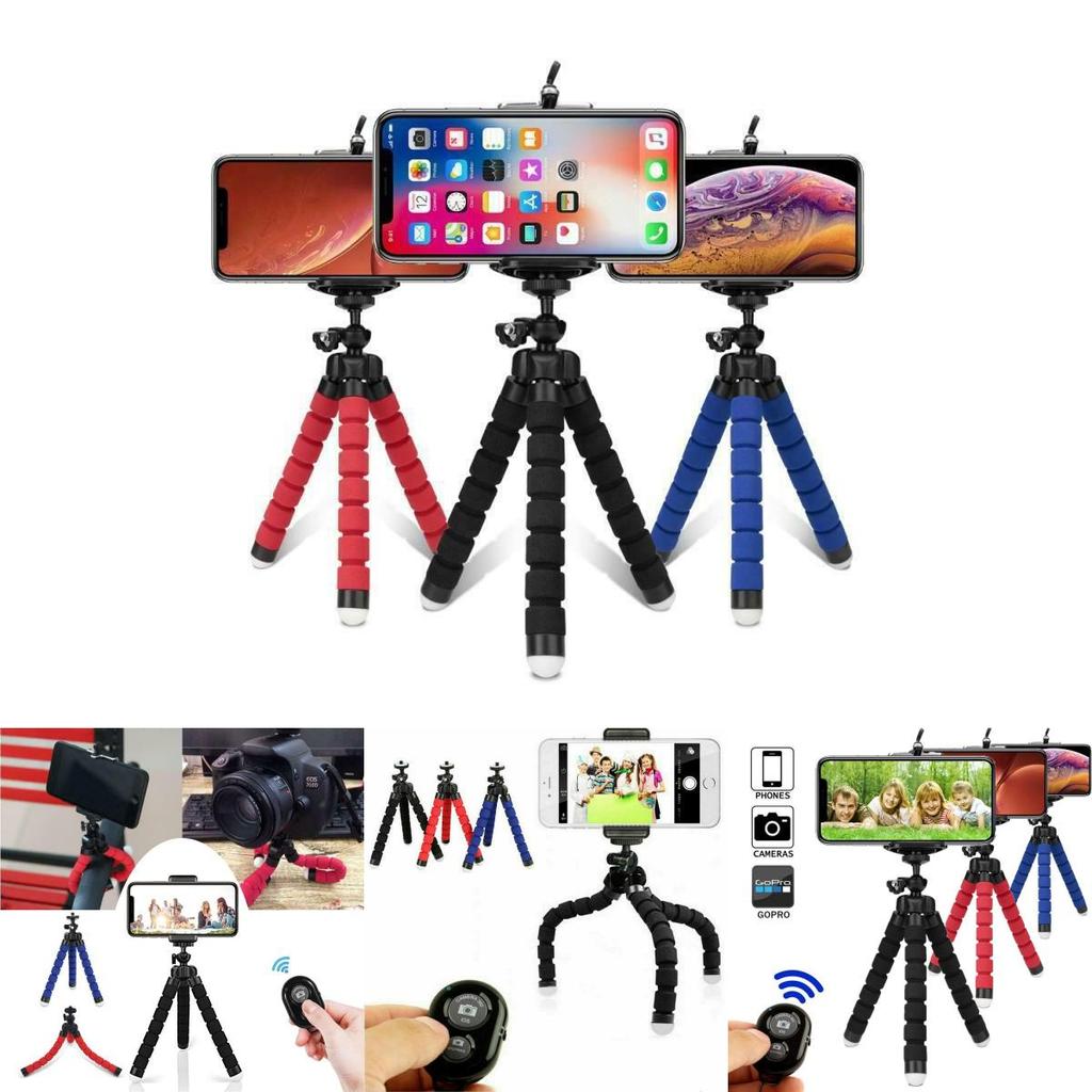 Phone Universal Mobile Holder Tripod Stand For Iphone Camera Remote With