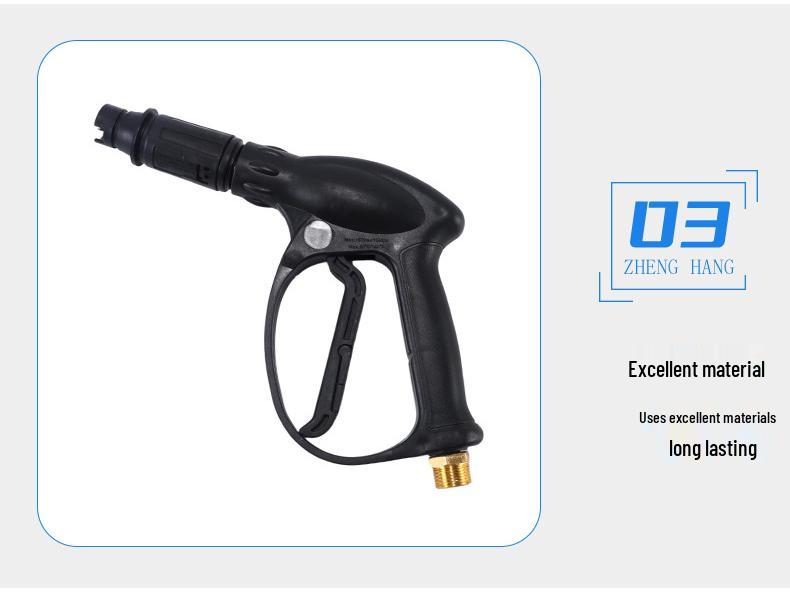 Portable High-Pressure Car Wash Nozzle Gun for Cleaning