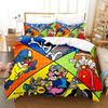 Cartoon Wario Ware Get It Together Bedding Set Duvet Cover Bed Set Quilt Cover Pillowcase Comforter king Queen Size Boys Adult