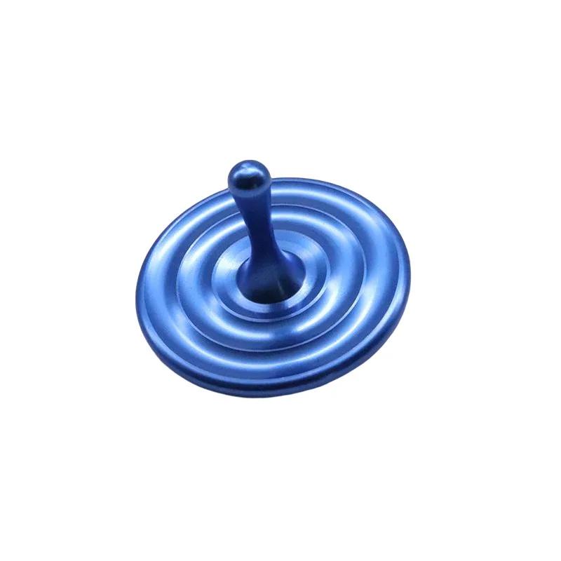 Metal Spinning Top Tip Water Droplet Hand Fidget Spinner Gyro Edc Relieve Stress Relief Toy Rotating Anti Anxiety For Children