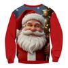 Christmas Print Loose Men's Hoodie