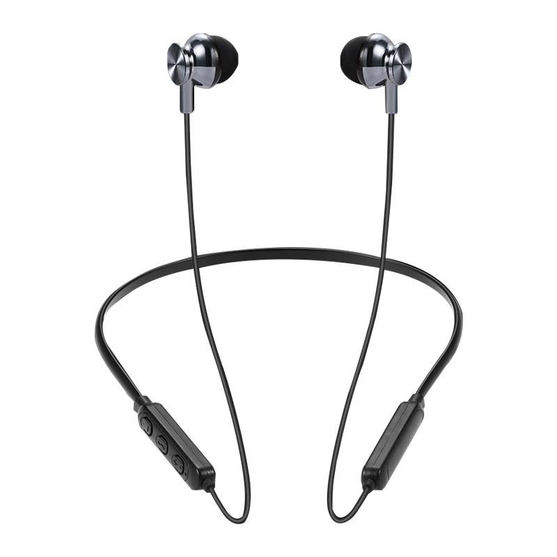 

Wireless Neckband Bluetooth Earphones With Noise Cancelling Waterproof For Sports And Workout Black A