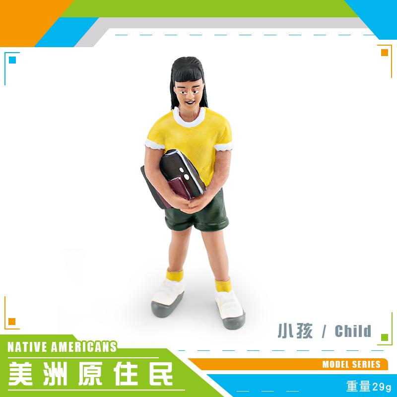 Simulated Family Member Character Model Grandpa Grandma Dad Mom Doll Parent-Child Relationship Static Ornament