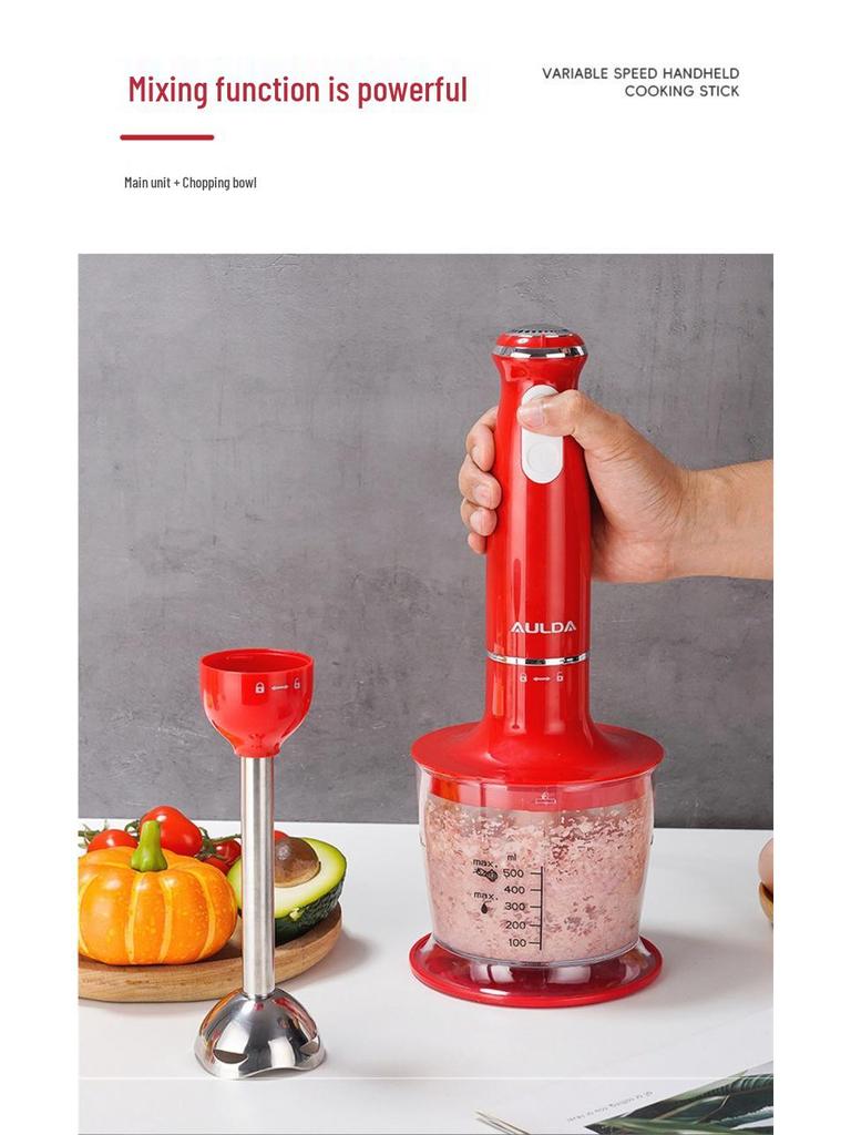 Aolanda Blender elektryczny o dużej mocy i sokowirówka: Jedzenie dla niemowląt, Ubijak do jajek, Maszynka do płynnego jedzenia dla osób starszych