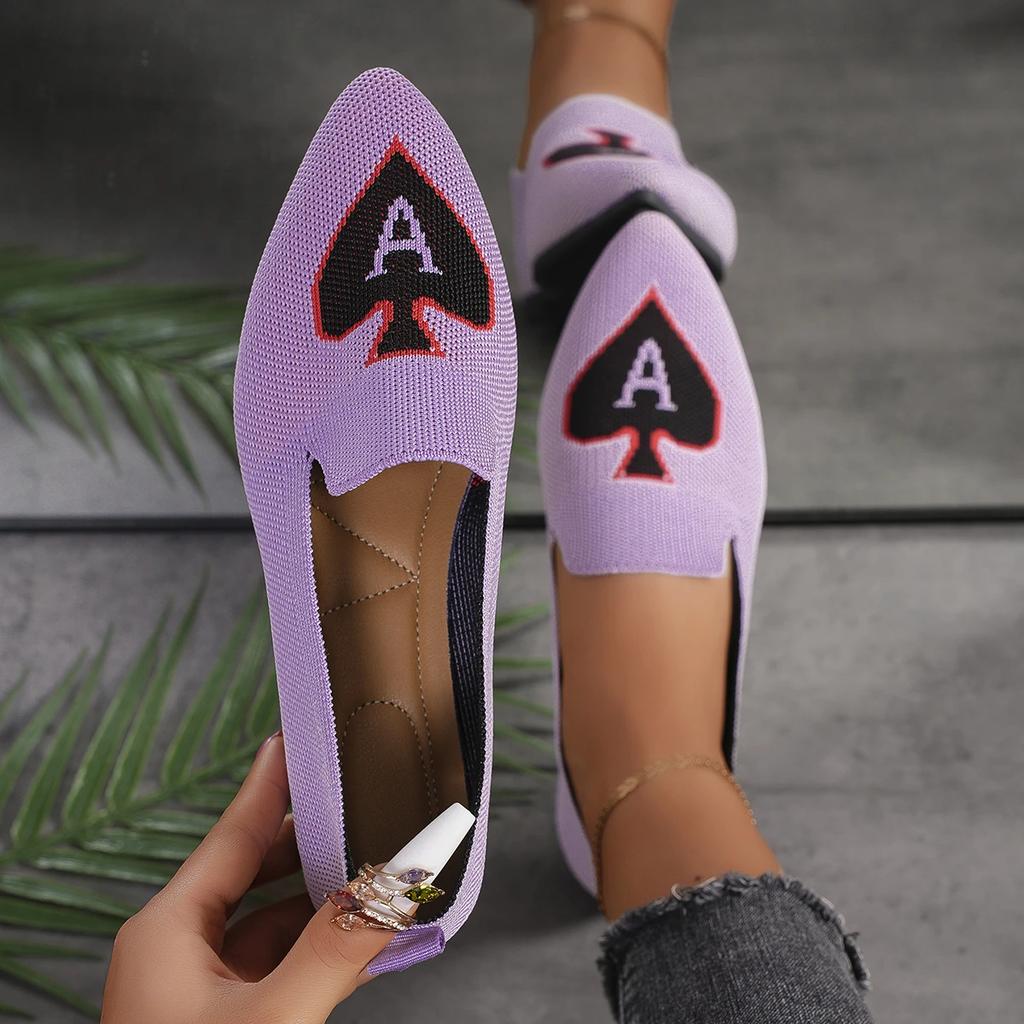 New Shallow Mouth Mixed Colors Low Heels Summer Shoes Ladies Pointed Toe Autumn Women Casual Female Sneakers Flats