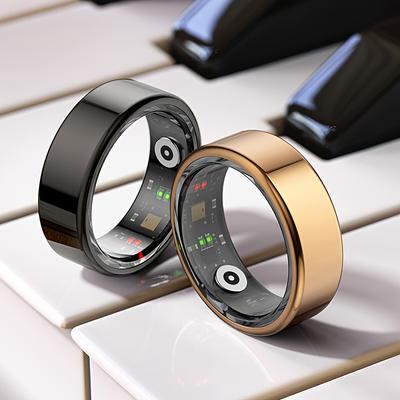 Smart Ring Fitness Tracker Workout SmartRing, Steps, Distance, Calories, Sleep Tracking, Sports Tracking Device, Gift For Women & Men