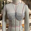 Fashion Bikini Chains Beach Body Chains Bra Beaded Chest Chain Body Accessories Jewelry for Raves Party Beach Clubwear