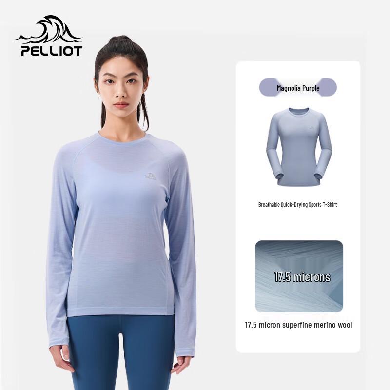 Pelliot Women's Outdoor Merino Wool T-Shirt