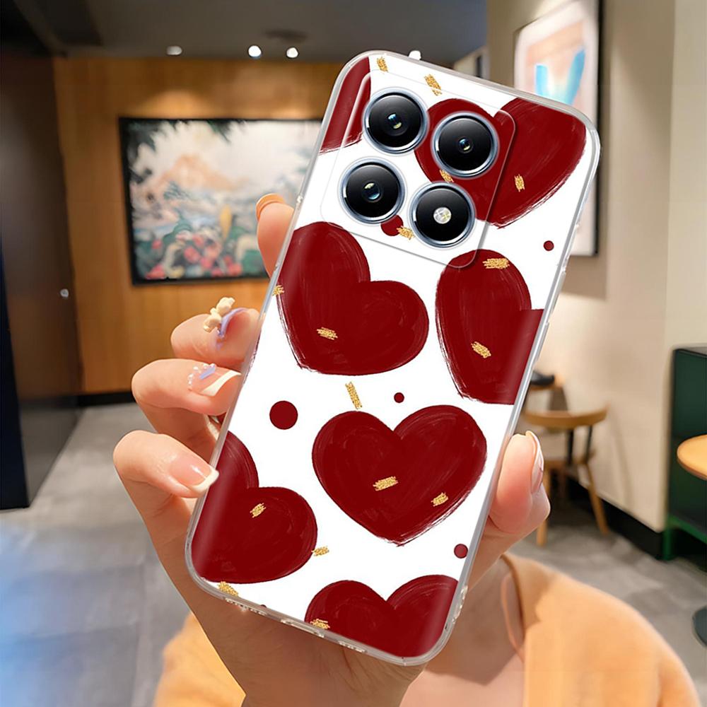 For Xiaomi 14T Case Soft Silicon Transparent Anti Drop Phone Cover For Xiaomi Mi 14t Pro Mi14T Lightweight Back Shell Funda Capa