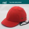 Breathable ABS Safety Helmet with Duckbill Design - Lightweight, Anti-Smash & Collision Protection for Work Environments