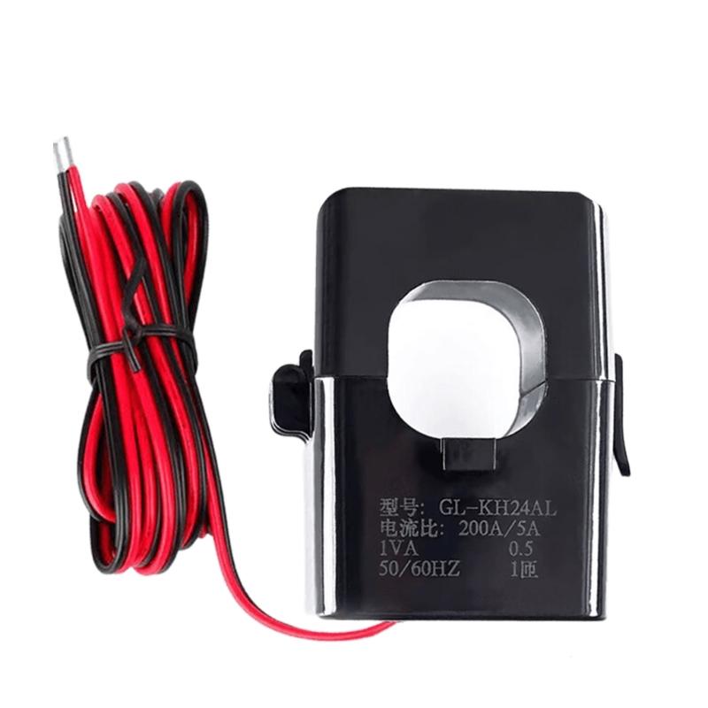 Electrical Service Current Monitor Accessory with Split Open Body and Wire 32/200A Option for Inspection Around Existing Wiring