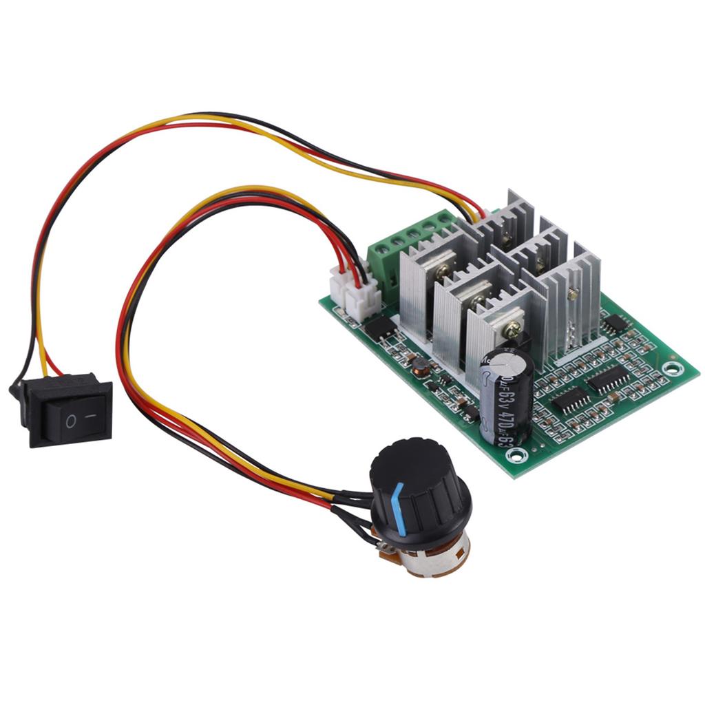 Motordrehzahlschalter DC 5V‑36V 15A 3-Phasen Bürstenloser Motor Drehzahlregler CW CCW Reversierschalter