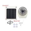 New Portable Solar Panel Multipurpose Solar Powered Fan Outdoor 6W Solar Charger