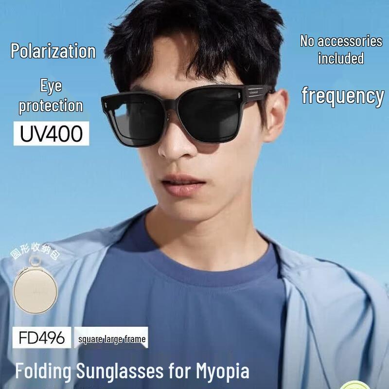 Beneunder Foldable Over-Glasses Sunglasses
