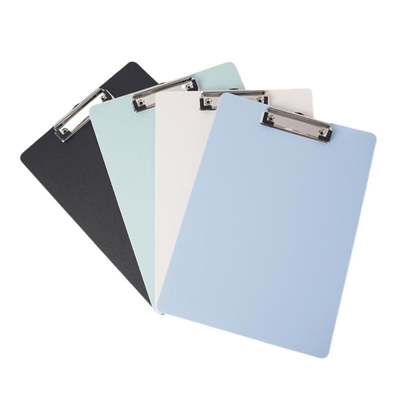 5Pcs Standar Size Clipboard with Retactable Hanging Hook 12x8.6Inch Conference Writing Board for Office School Supplies