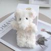White Charming Rabbit Plush Toy Realistic Bunny Design Perfect For Baby And Play Kids