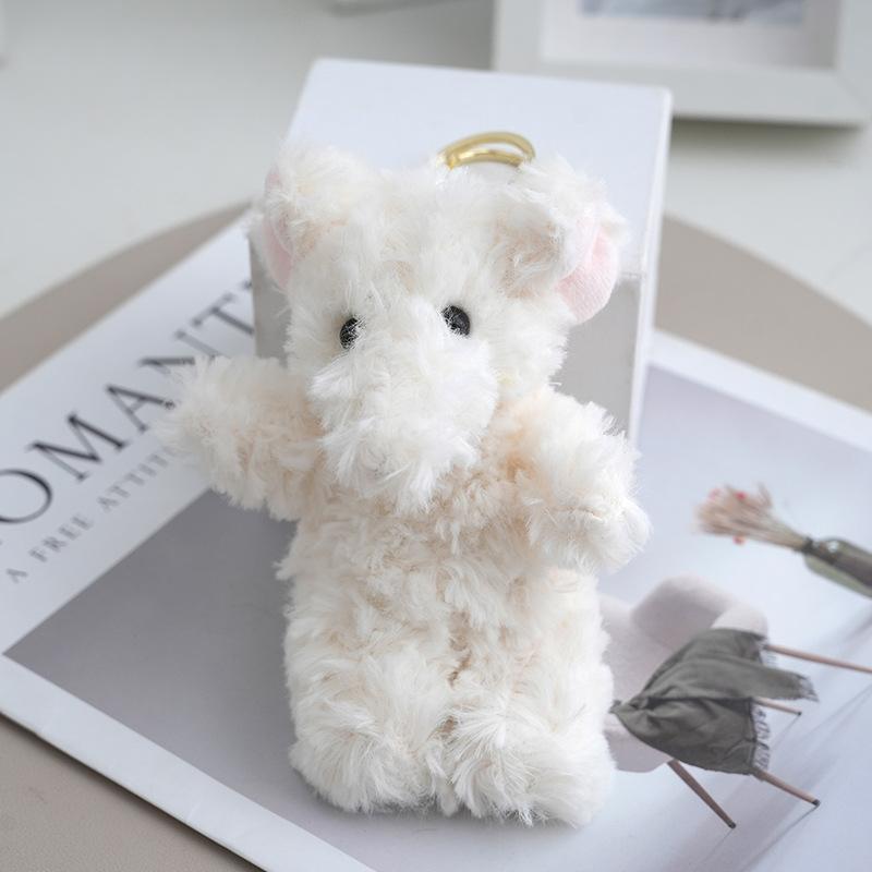 White Charming Rabbit Plush Toy Realistic Bunny Design Perfect For Baby And Play Kids