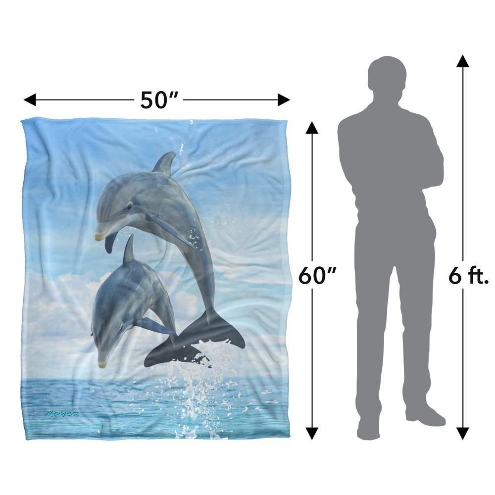 Royce McClure Seidige Delfin-Pullover Superweiche Decke