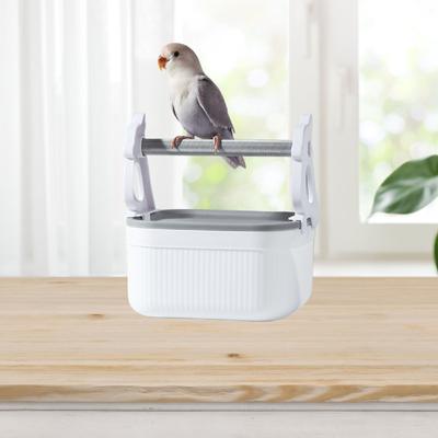 Portable Parrot Play Stand Tabletop Bird Toilet Training Stand Birds Cage Toy for Cockatoo Macaw Lovebird Parakeets