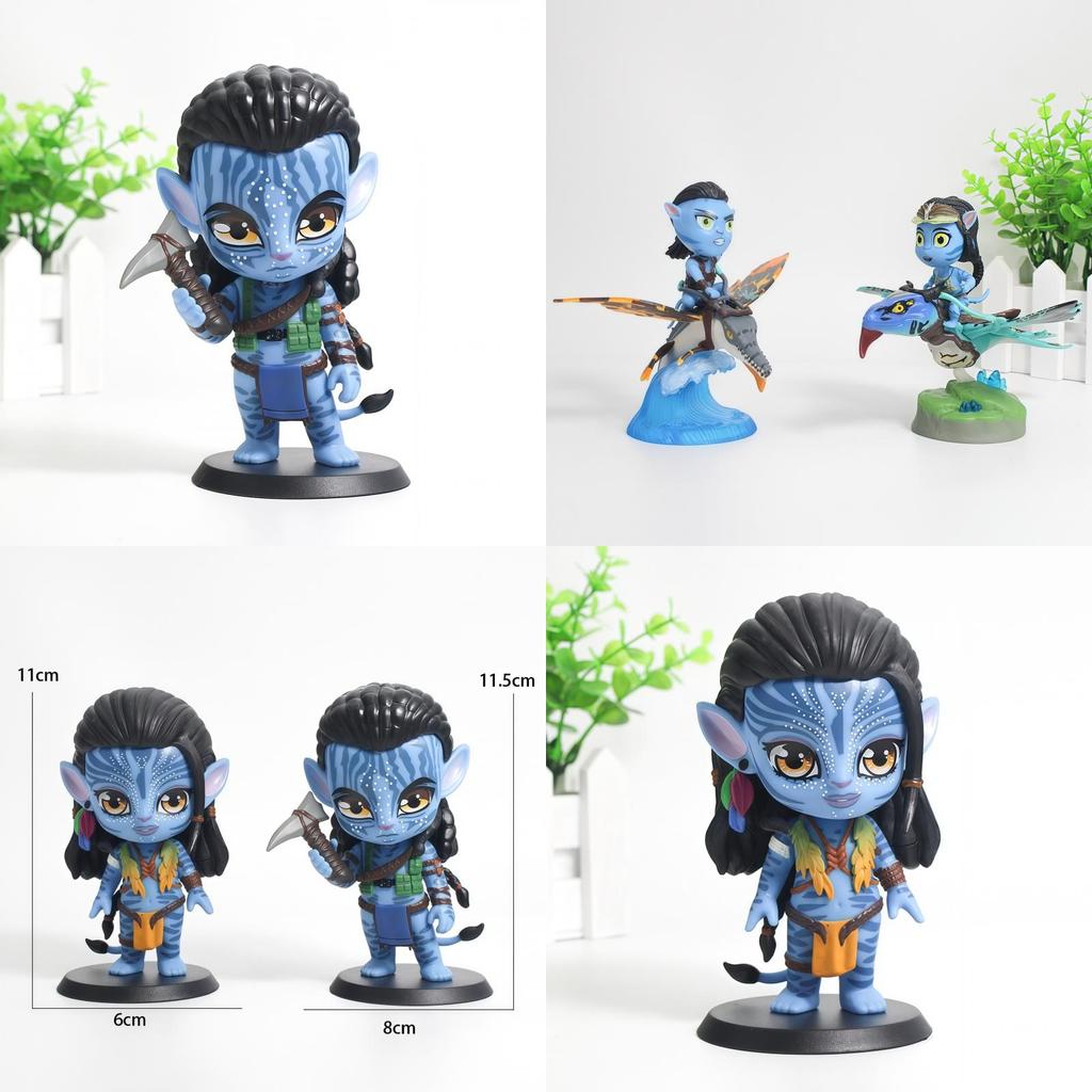 Avatar Jack Sully And Neytiri Pvc Figurine Movie Merchandise Collectible