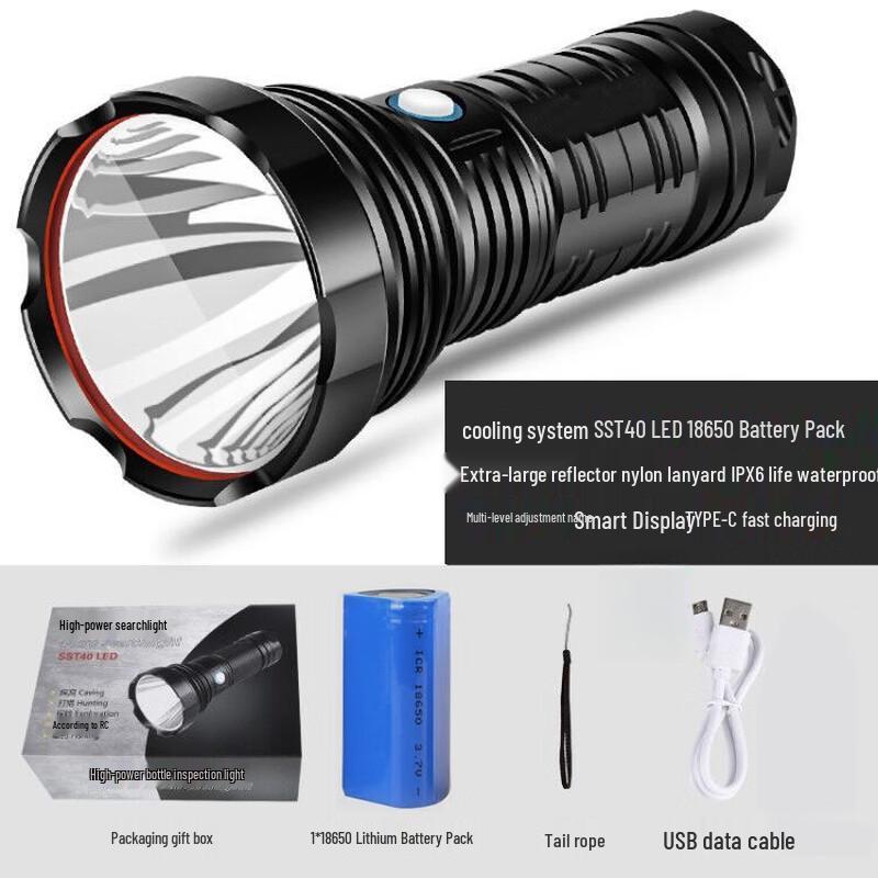 REDON RD T40 High Power Fixed Focus LED Flashlight