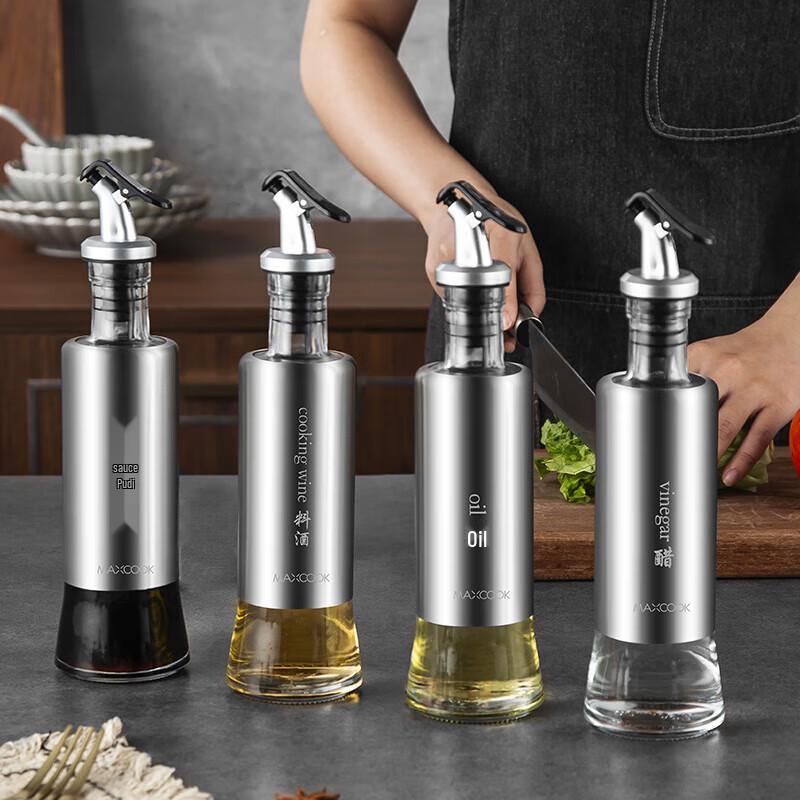 Meichu Glass Oil Dispenser Set (4-Pack)
