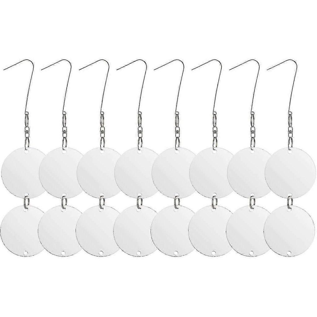 Lifetime Garden ANISTA Bird Deterrent Discs - 16 Reflective Stainless Steel Discs for Pigeon & Bird Repellent