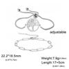 Adjustable Red Cord Bracelet With Hollow Tree Of Life Round Pendant Versatile Metal Chain Jewelry For Women And Men