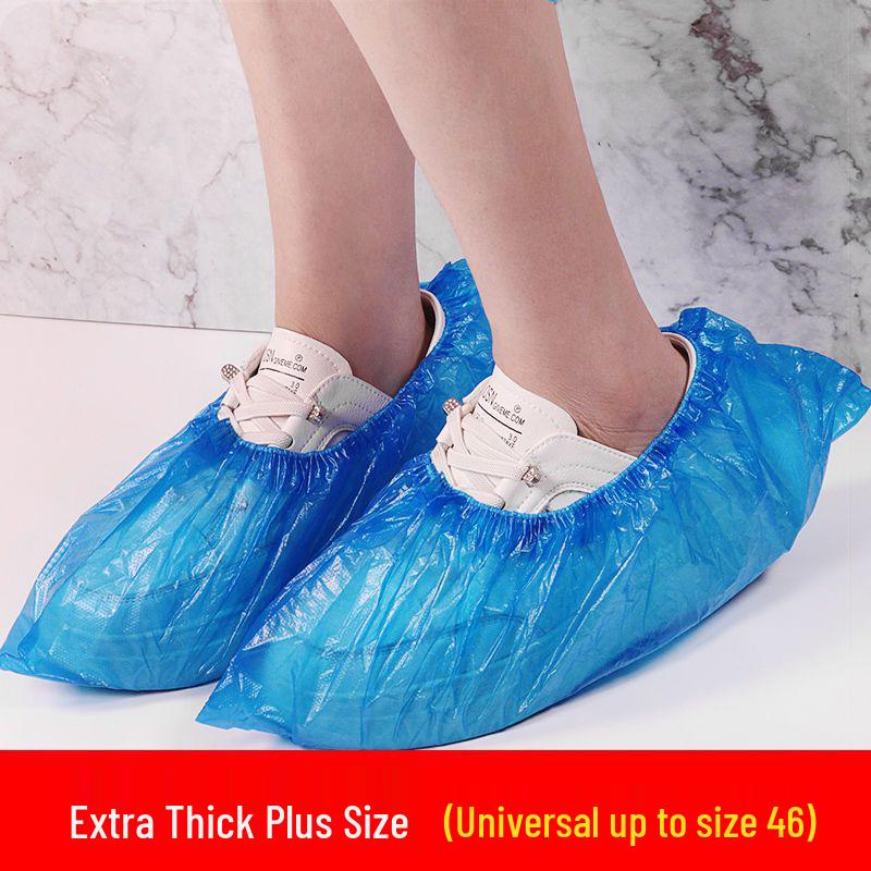 Disposable Non-Woven Shoe Covers - Wear-Resistant, Non-Slip, Dustproof, Breathable, Indoor Footwear for Students and Adults, Thickened, Free Shipping