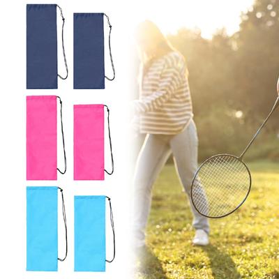 Badminton Racquet Cover Bag,Dustproof Shoulder Bag Gift Organizer Carrying,Tennis Racket Storage Pouch for Player,Practice,Balls