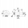 Angle Valve with Ceramic Head 1/2X3/4 Triangle