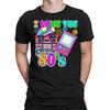 Liebe 80er Jahre Vibe Kostüm für Kostümparty Retro Vintage Herren Damen 100% Baumwolle T-Shirt Herren T-Shirts Oberteile #ADJG