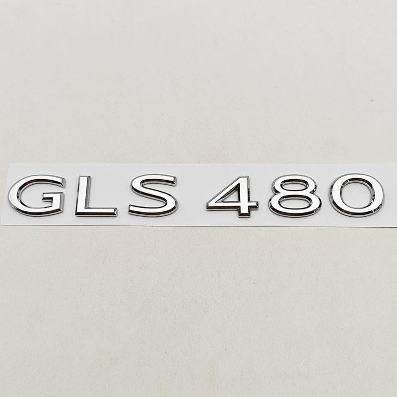 For Mercedes Benz GLS Class GLS400 GLS480 GLS600 Trunk Letter Emblem Badge Logo Car Styling Sticker Accessories Replacement