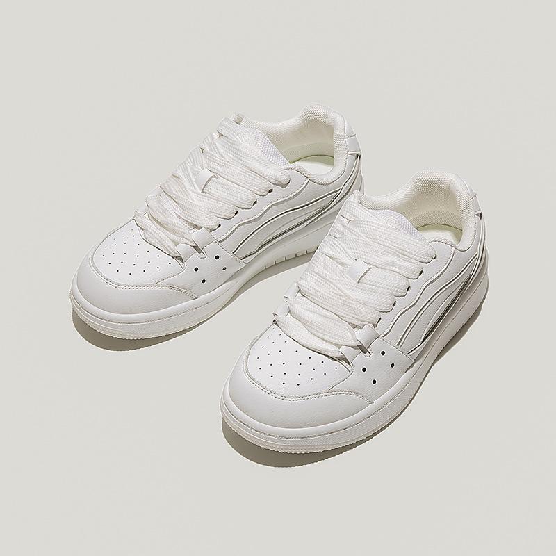 Ultra-light platform sports little white shoes 2025 summer new Internet celebrity versatile sports shoes comfortable and breathable casual shoes