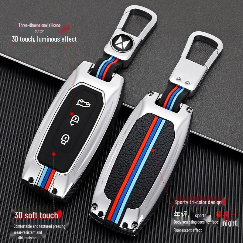 Yuhu 9/7 Key Fob Case: Fits 20 Ford Jiangling Models, Metal Shell Protection for Your Pickup
