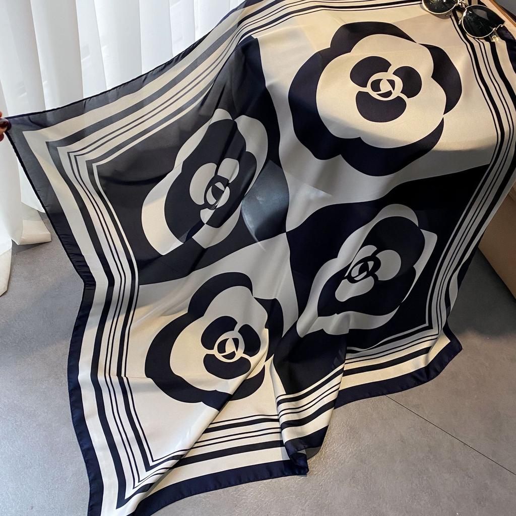 Hochwertige, luxuriöse Seidenschals, Stirnband, Schals, Halstuch für Damen, Ketten-Seidenschal, dekorativer Schal für Damen