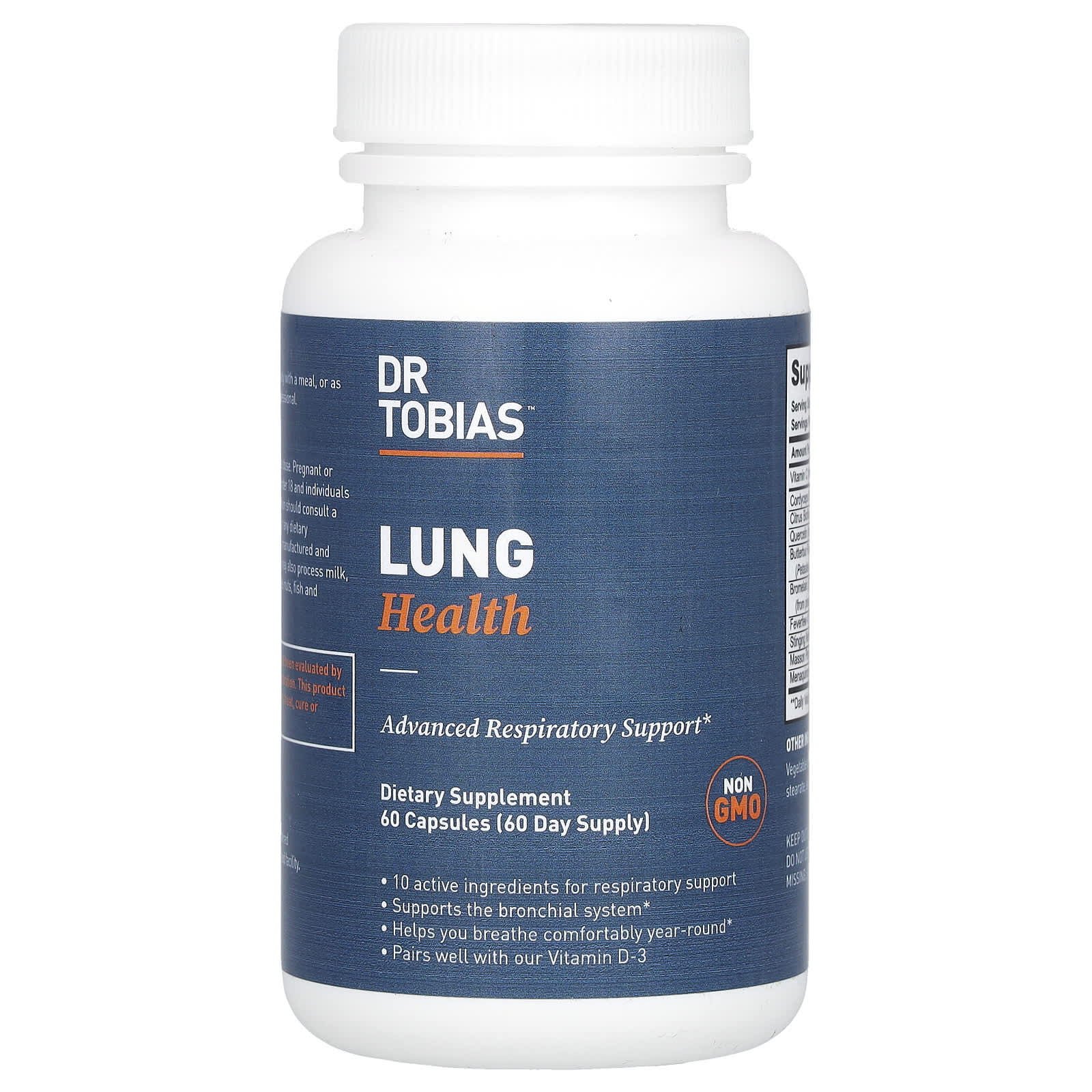 

Dr. Tobias, Lung Health, 60 Capsules