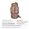 Shu Rong 110L Large Capacity Mountaineering Travel Backpack