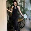 National Style New Chinese Improved Cheongsam Dress Temperament Celebrity Sense Slim Hips Fish Tail Dress Dress Summer