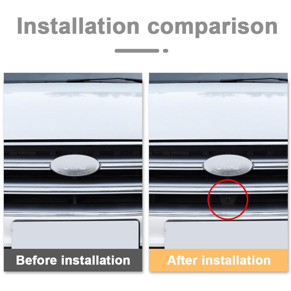 

Камера переднего вида Ford Kuga, Двойное переключение, Горизонтальный угол обзора 150° (Модели 2013-2017 годов) Plastic + Metal