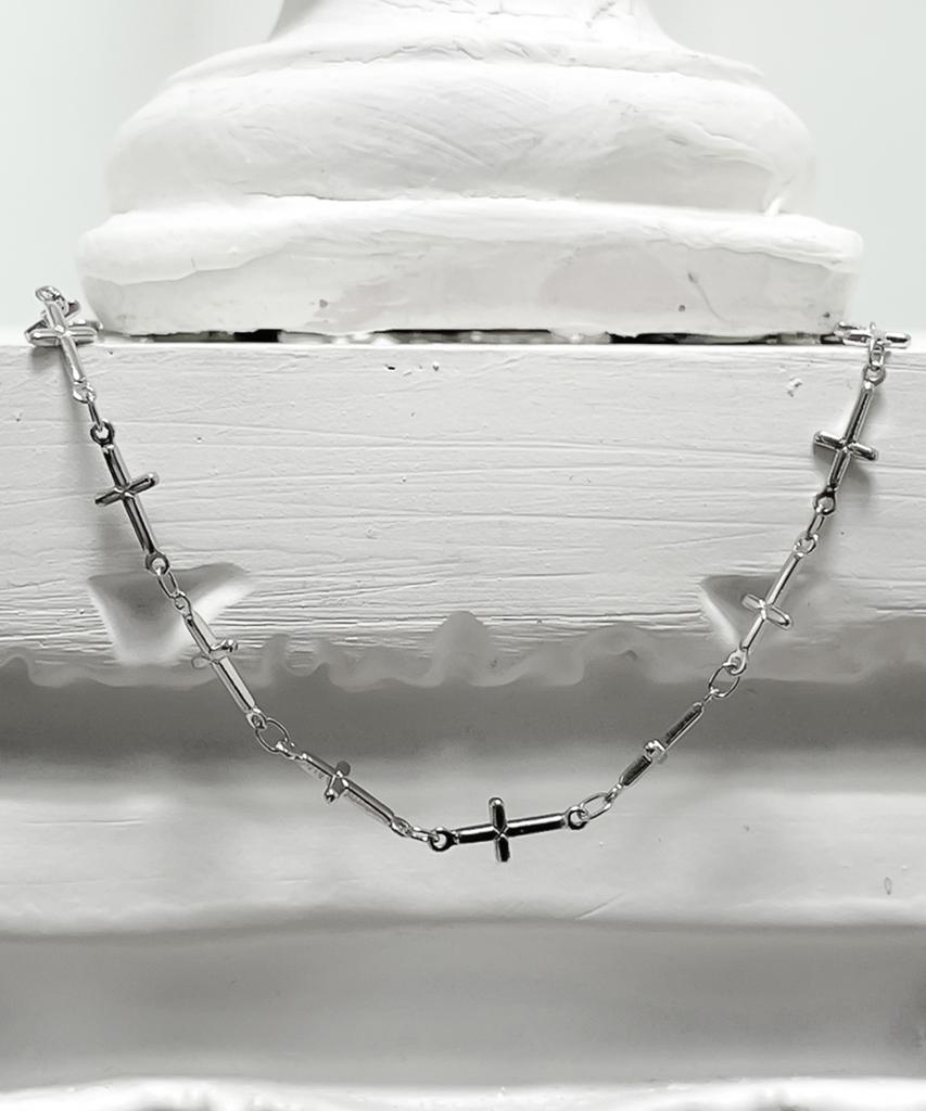 Blessed Bullet Cross Array Necklace