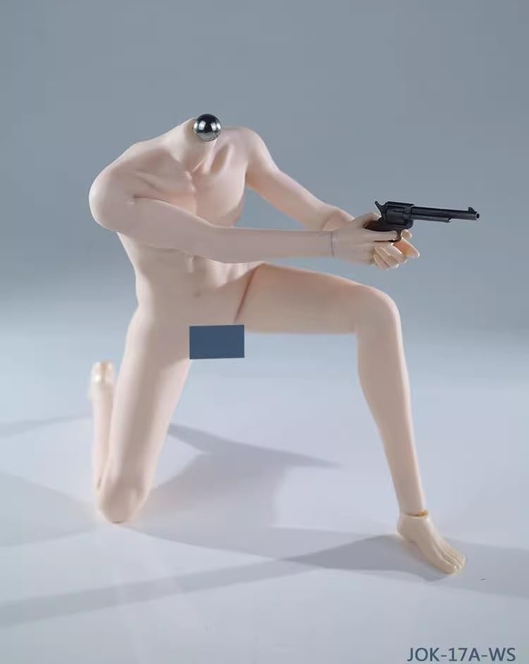 Toys Hobbies Scale Action Figure JOA High Slim Type Super Flexible Seamless Body Male Body Not Super White & [TOYBARJAPAN] 1/6 JOK-17A Man's (Head