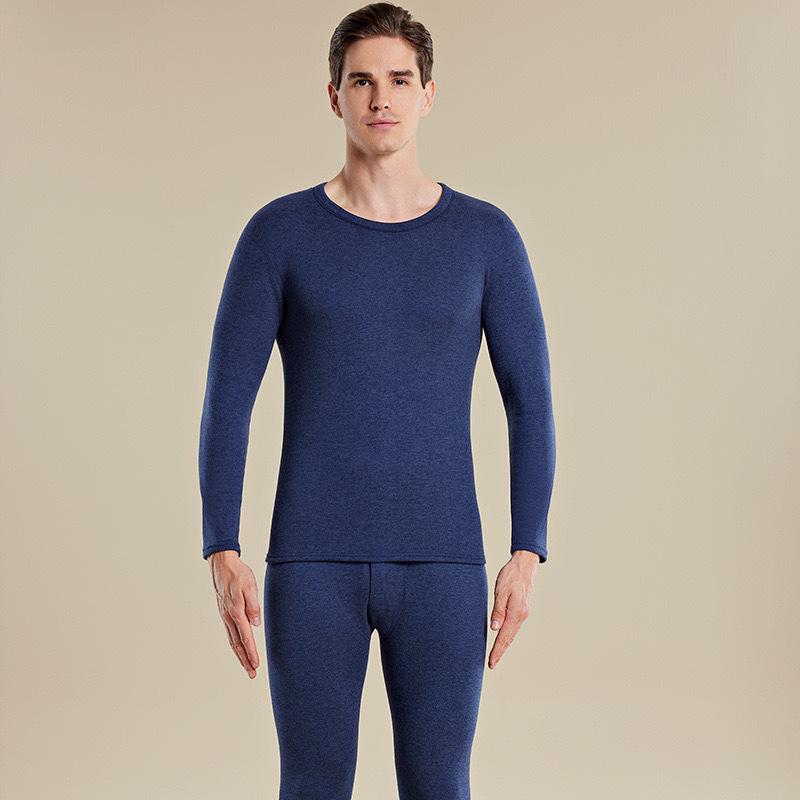 Lyocell Cashmere Thermal Set: Fleece-Lined, Extra Thick, Self-Heating Base Layer for Couples (Autumn Wear)