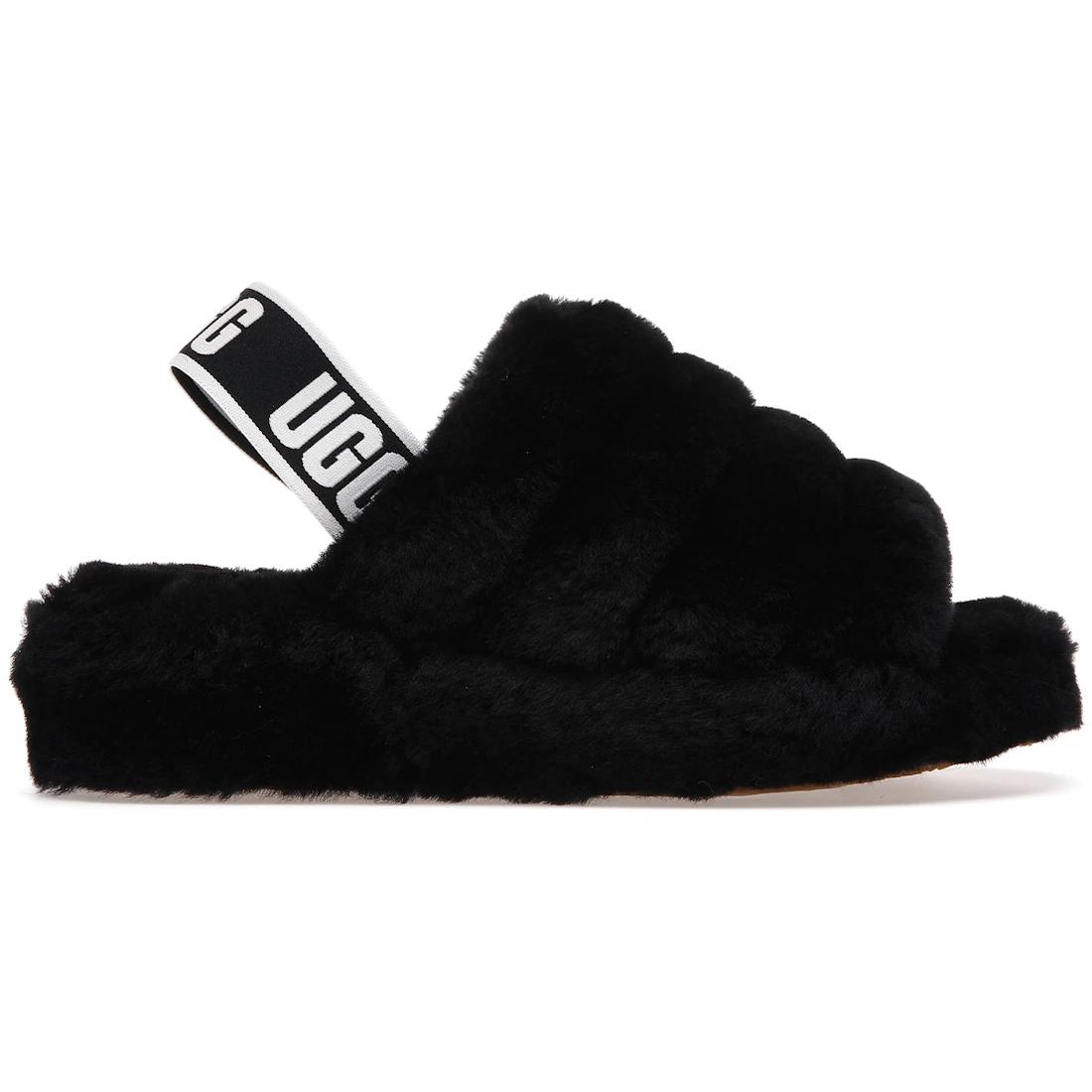 

Кроссовки UGG Fluff Yeah Slide Черный (Женский)(1095119-BLK) 36